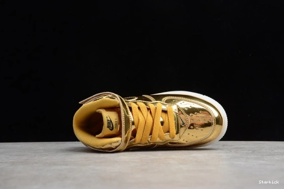 Force Metallic Mid Nike 314197-8100 1 Gold Air Kids WB 0926